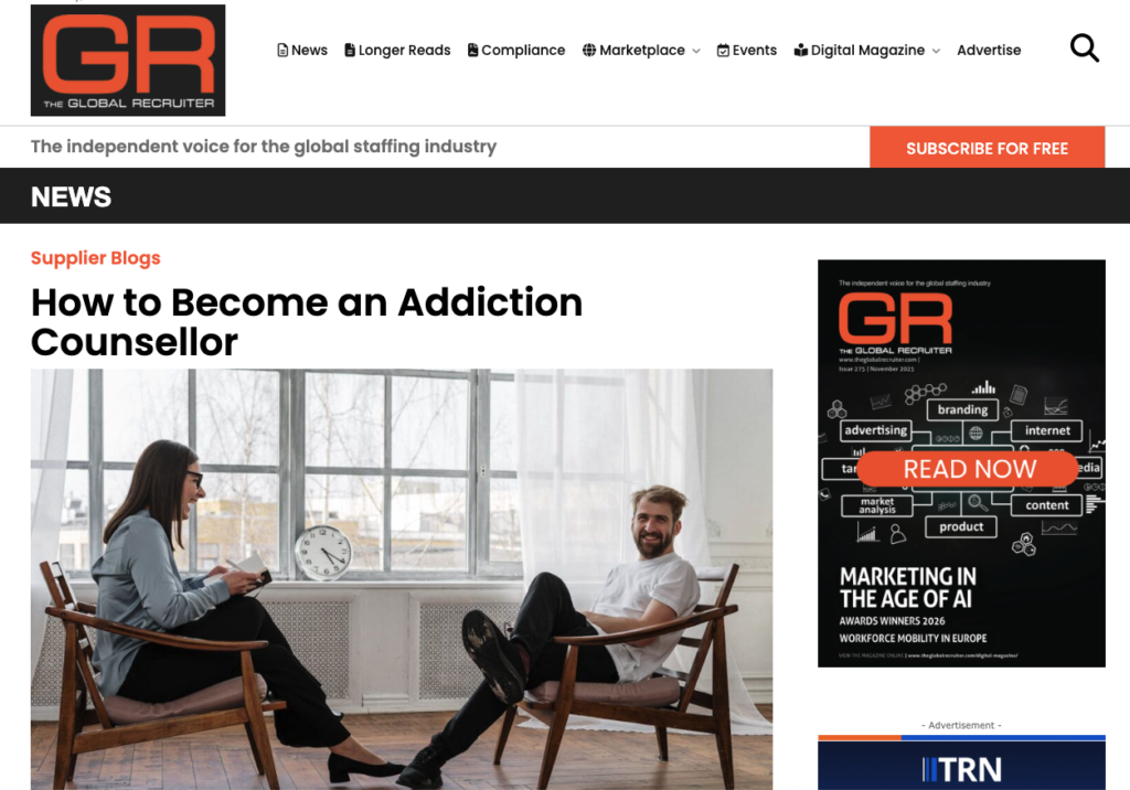 global recruiter article