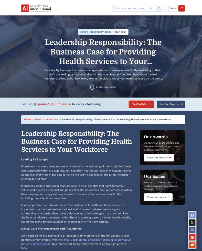 acquisition international article