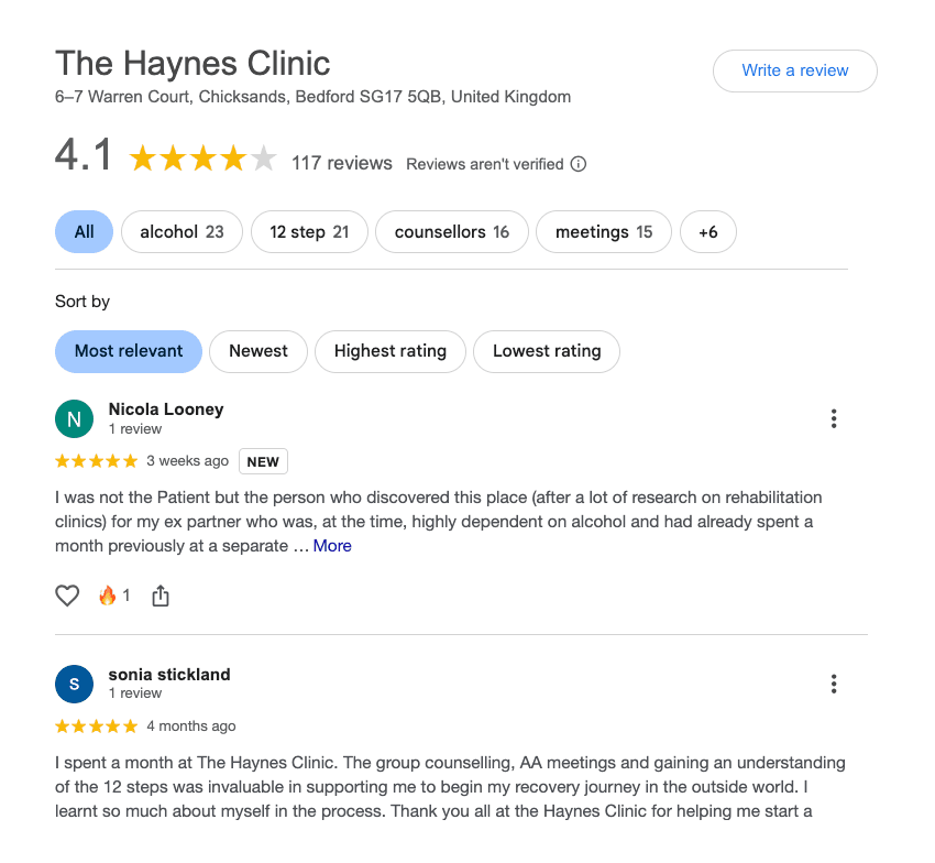 the haynes clinic reviews